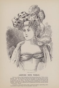 Coiffure con turbante (incisione)