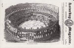 Colosseo, Roma (incisione) da English School