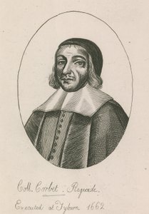 Colonnello Corbet, regicida, giustiziato a Tyburn, 1662 da English School