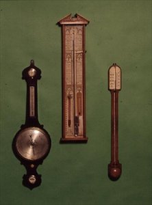 Collezione di barometri vittoriani, c.1880