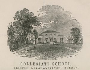 Scuola Collegiale, Brixton Lodge, Brixton, Surrey da English School