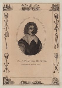 Colonnello Francis Hacker, giustiziato a Tyburn, 1660 da English School