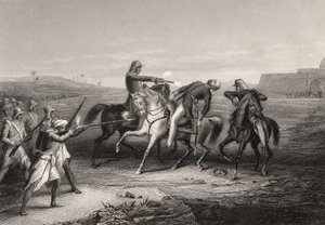 Il colonnello John Platt ucciso dai ribelli a Mhow, 1 luglio 1857, da 