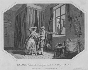 La condotta brutale del colonnello Kirke verso una signora che chiedeva la vita di suo fratello da English School