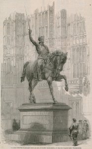 Statua colossale di Riccardo Cuor di Leone da English School