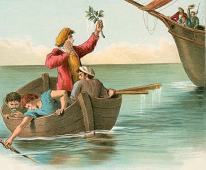 I marinai di Colombo trovano segni di terra da English School