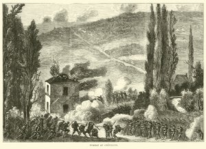 Combattimento a Chatillon, ottobre 1870 da English School