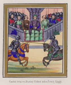 Combattimento tra Nicholas Clifford e un cavaliere francese