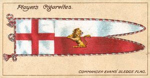Bandiera della slitta del comandante Evans da English School