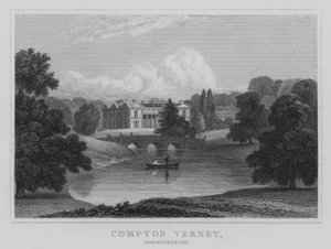 Compton Verney, Warwickshire (incisione) da English School
