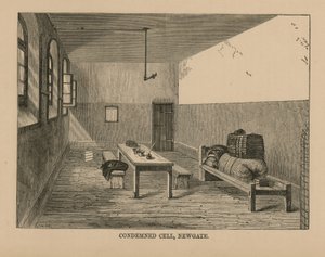 Cella dei condannati nella prigione di Newgate da English School