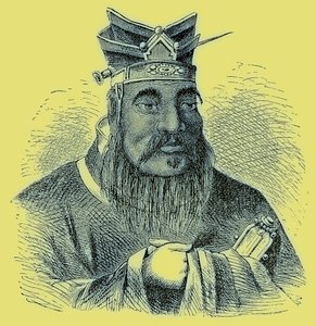 Confucio, illustrazione da The Illustrated History of the World, pubblicato c.1880