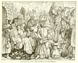 Corrado III e le donne di Weinsberg