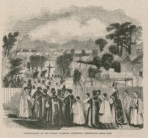 Consacrazione del cimitero cattolico romano