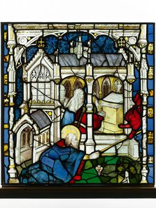Pannello conservato dalla Grande Finestra Est a York Minster: 