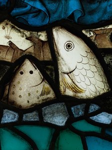 Sezione conservata dalla Grande Finestra Est a York Minster: 