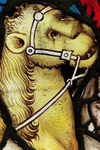 Sezione conservata dalla Grande Finestra Est a York Minster: 
