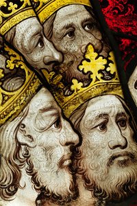Sezione conservata dalla Grande Finestra Est a York Minster: 