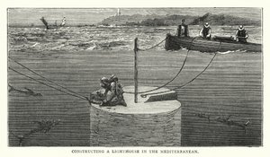 Costruzione di un faro nel Mediterraneo da English School