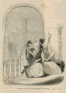 Copia di quadri alla British Institution