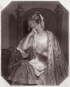 Cordelia (Re Lear) in - "Galleria delle donne di Shakespeare, collezione di quarantacinque ritratti seri dei primi artisti londinesi, arricchita di avvisi critici e letterari" circa 1838 - da "Galleria delle donne di Shakespeare, Col da English School