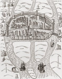 Cork, Contea di Cork, Irlanda nel 1633, da 