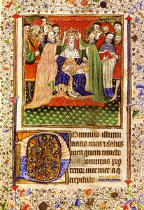 Incoronazione di Re Edoardo III il 1 febbraio 1327 da English School