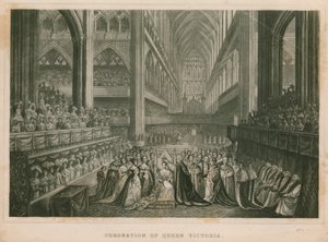 Incoronazione della Regina Vittoria da English School