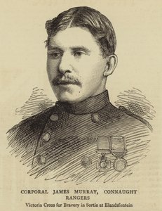 Caporale James Murray, Connaught Rangers (incisione) da English School