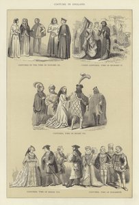 Costume in Inghilterra da English School