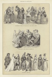 Costume in Inghilterra da English School