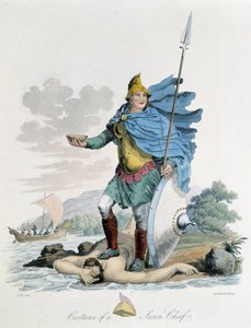 Costume di un capo sassone - in 