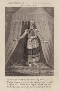 Costume del Sommo Sacerdote, Esodo XVIII, ver 4 da English School