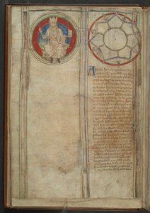 Cotton MS Claudius D VI, f.5v: Descrizione dei sette regni dell