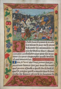 Cotton Vespasian A xvii, f.13v, Il re d