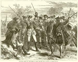 Consiglio Tenuto dal Conte di Mar prima della Battaglia di Sheriffmuir da English School