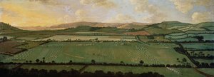 Campagna intorno a Dixton Manor, c.1725 da English School