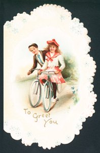 Coppia in bicicletta da English School