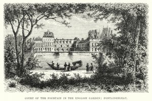 Corte della Fontana nel Giardino Inglese, Fontainebleau