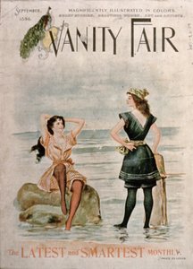 Copertina per Vanity Fair, settembre 1896 da English School