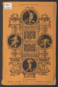 Copertina di The Cornhill Magazine, gennaio 1874 da English School