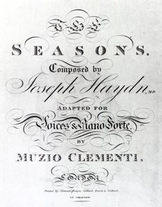 Copertina del foglio di spartito di 