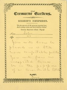 Cremorne Gardens, Londra: La Profezia di Merlino da English School