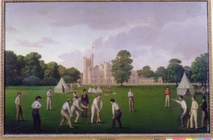 Cricket a Canford Manor, 1855