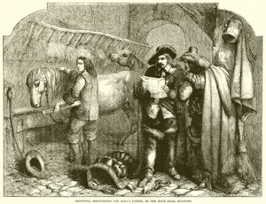 Cromwell scopre la lettera del re al Blue Boar, Holborn da English School