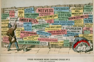 Letture incrociate vicino a Charing Cross, Londra