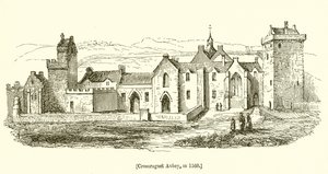 Abbazia di Crossraguel, nel 1560 da English School