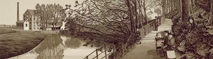Croydon: Sentiero per Beddington lungo il fiume Wandle, Waddon Mills