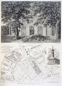 Cupers Gardens, Lambeth, inciso da Bartholemew Howlett, 1746