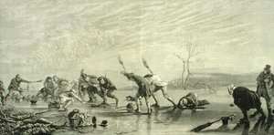 Curling nel 1880 circa, da 